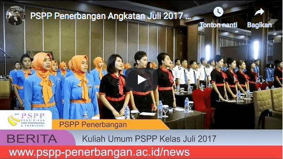 Kuliah Umum PSPP Penerbangan Angkatan Juli 2017