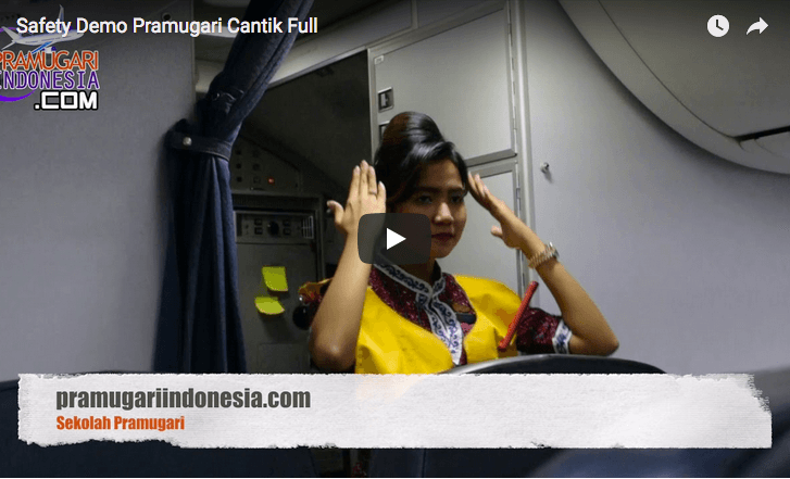 Safety Demo Pramugari Cantik